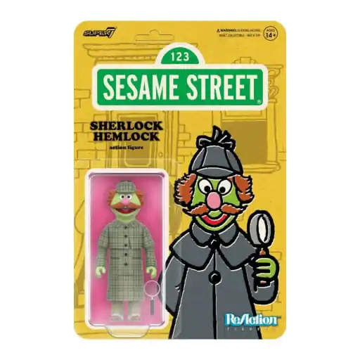 Sesame Street ReAction Figurka Akcji Fala 03 Sherlock Hemlock 10 cm zdjęcie produktu