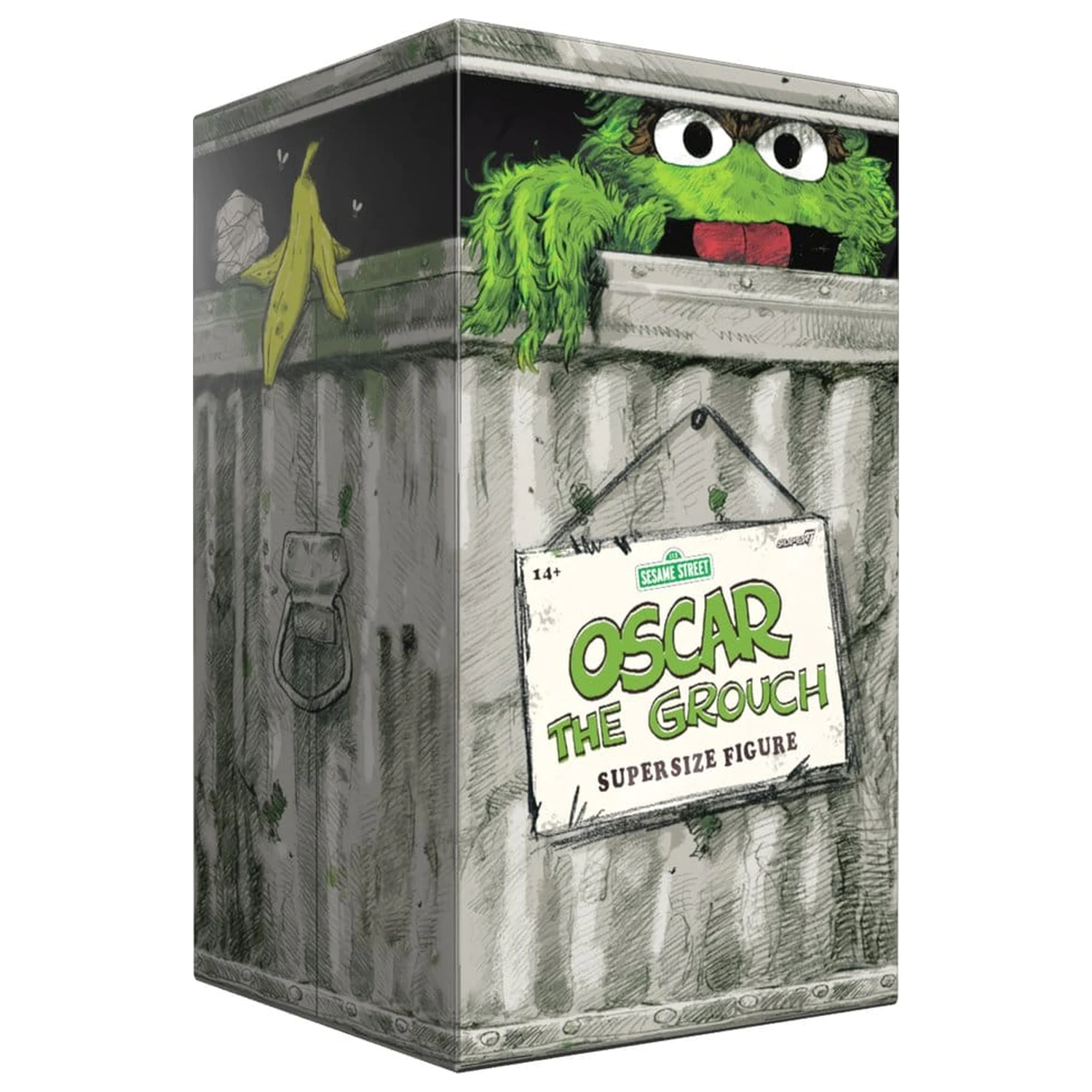 Sesame Street SuperSize figurka winylowa Oscar The Grouch zdjęcie produktu