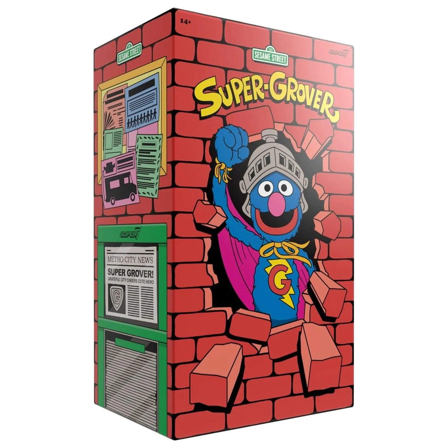 Sesame Street Supersize winylowa figurka Super Grover 36 cm zdjęcie produktu