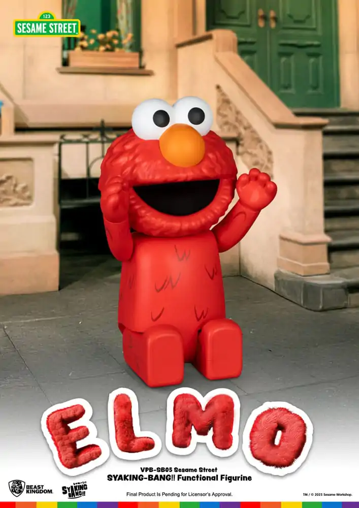 Sesame Street Syaking Bang Vinyl Skarbonka Elmo 47 cm zdjęcie produktu