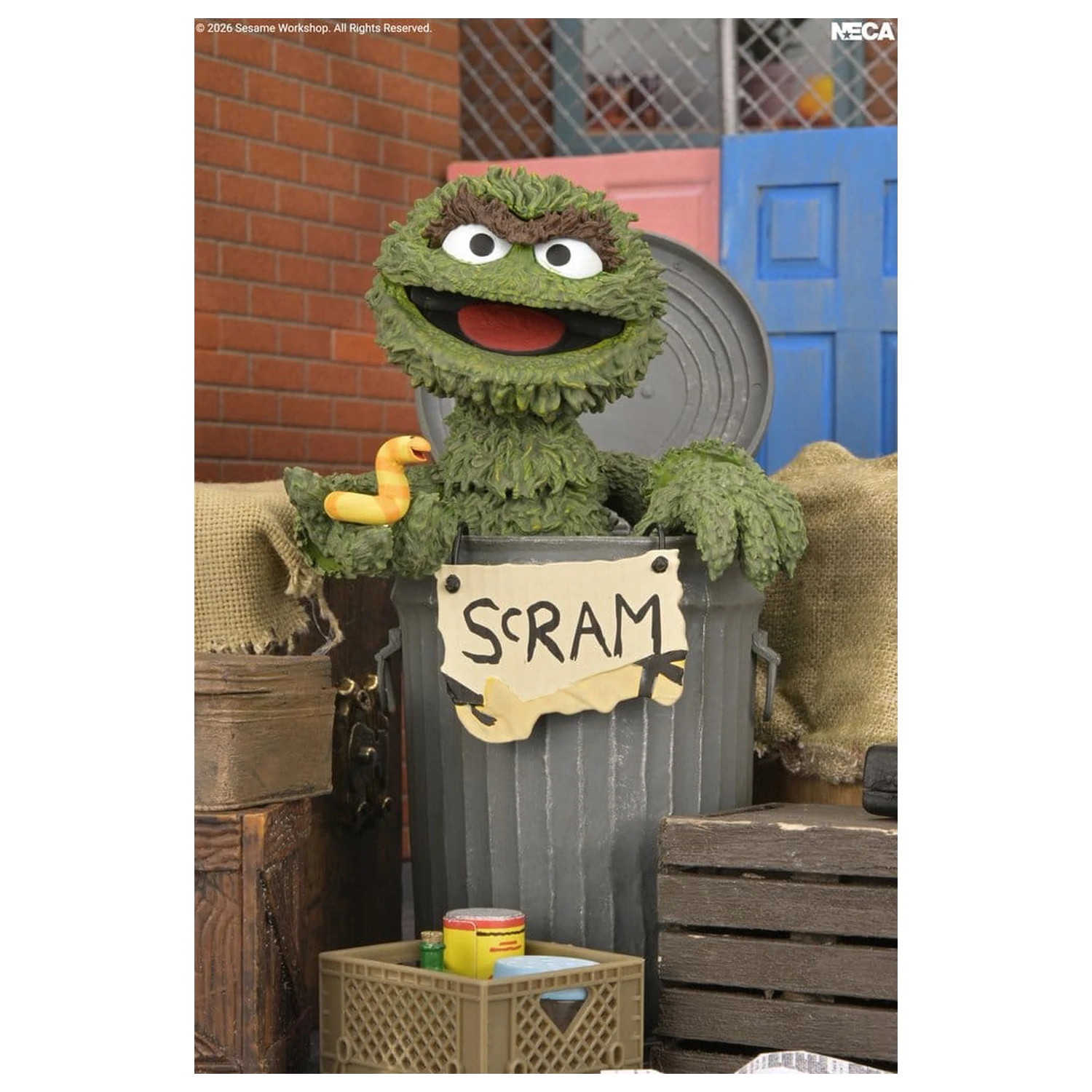 Sesame Street Ultimate Figurka Akcji Oscar the Grouch 18 cm zdjęcie produktu