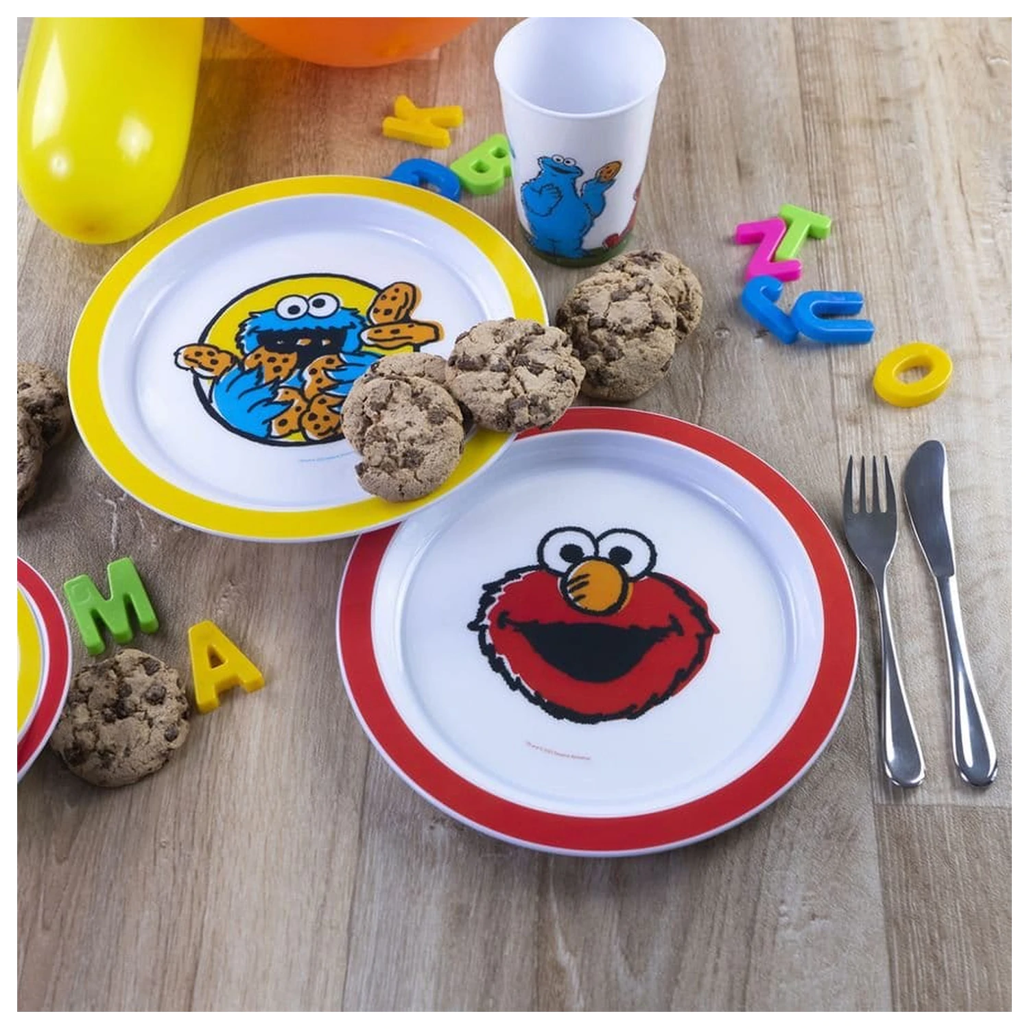Sesame Street Talerz Vintage Kids Zestaw 2 sztuk 22 cm zdjęcie produktu