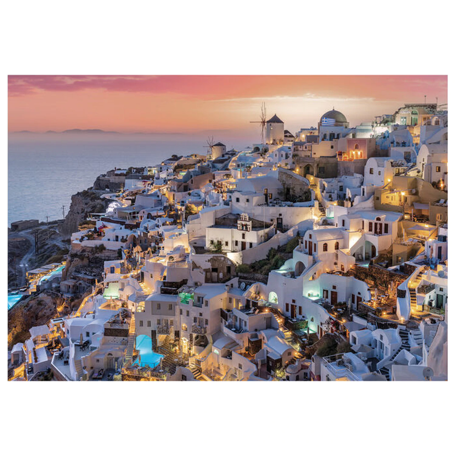 Shades of Santorini puzzle 1000 elementów zdjęcie produktu