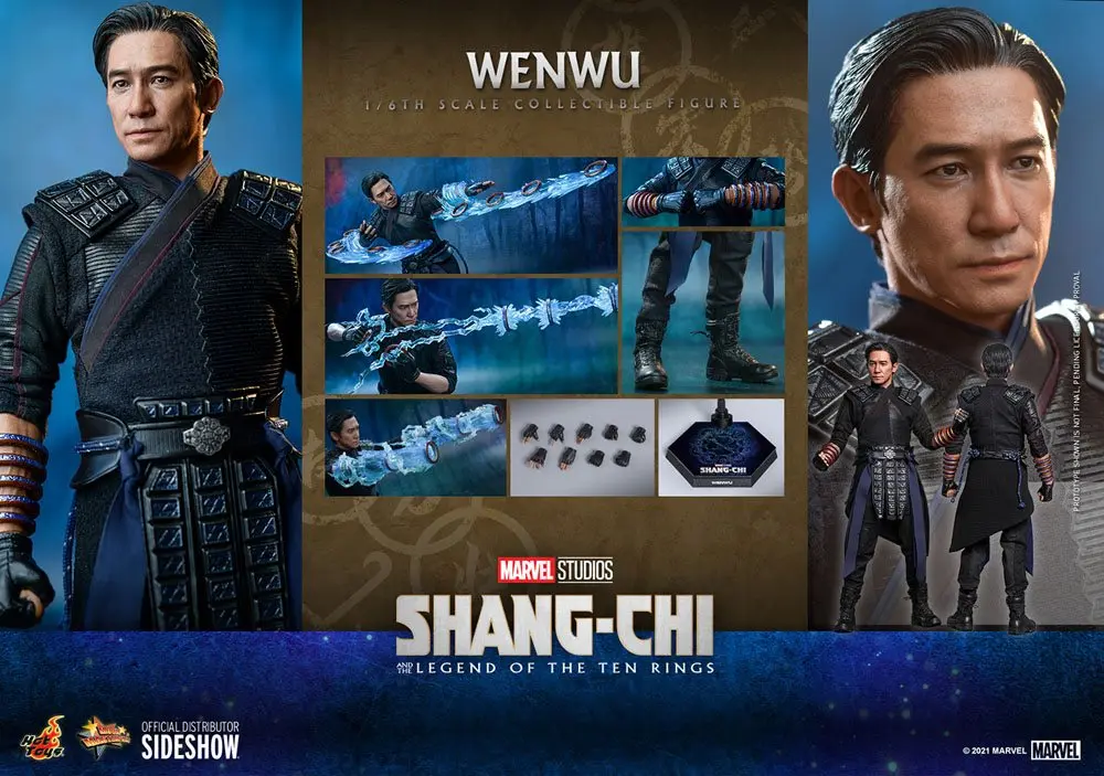 Shang-Chi i legenda dziesięciu pierścieni Movie Masterpiece Figurka Akcji 1/6 Wenwu 28 cm zdjęcie produktu