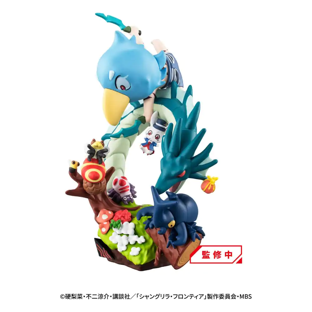 Shangri-La Frontier Petitrama EX Series Figurka kolekcjonerska - 3-częściowy zestaw Shangri-La Frontier vs Monster Diorama Collection Zestaw 11 cm zdjęcie produktu