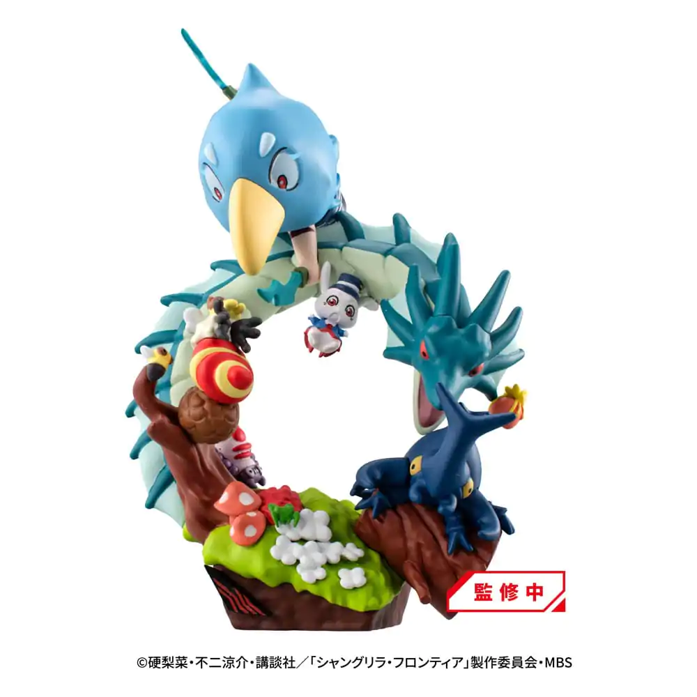 Shangri-La Frontier Petitrama EX Series Figurka kolekcjonerska - 3-częściowy zestaw Shangri-La Frontier vs Monster Diorama Collection Zestaw 11 cm zdjęcie produktu