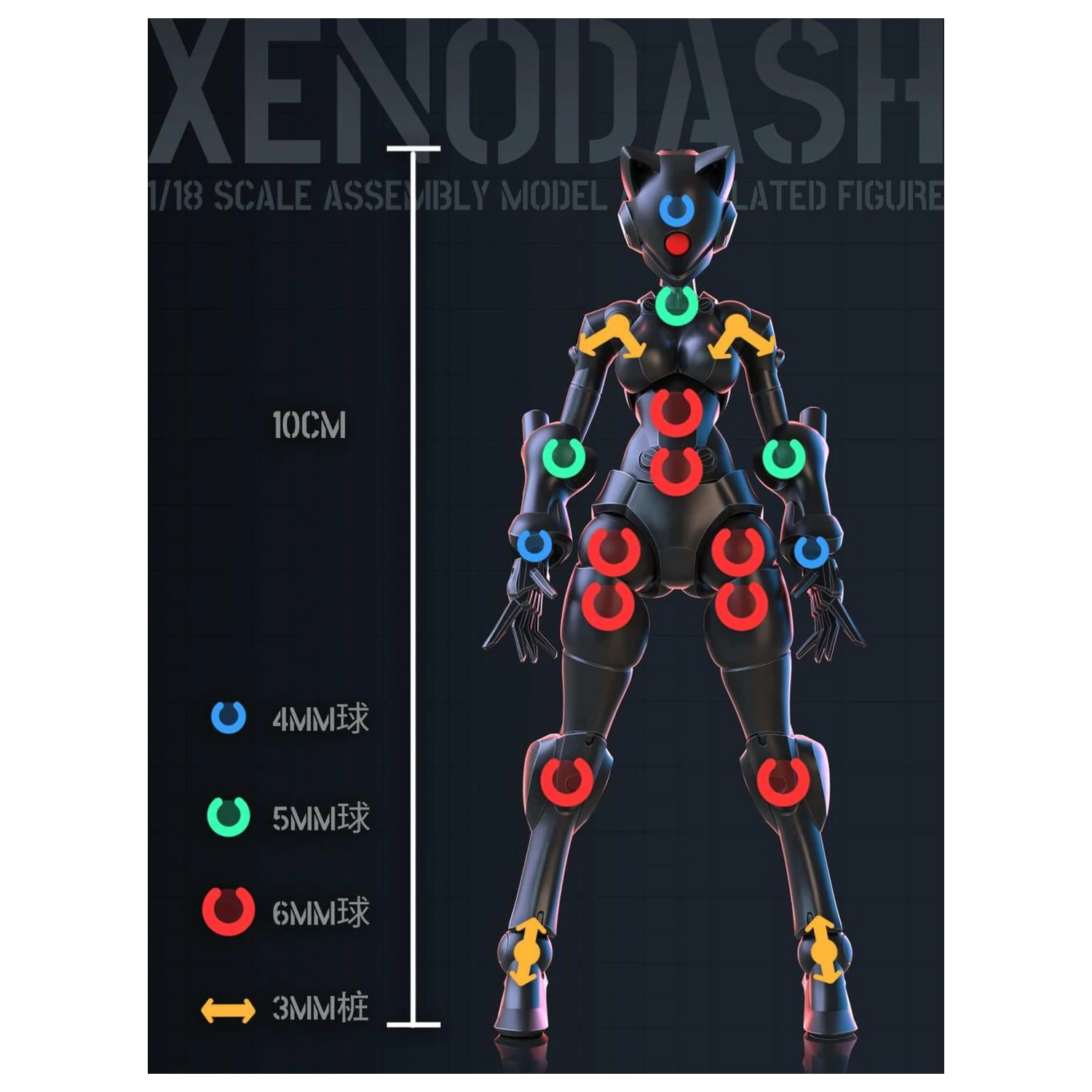Zestaw modelarski Sheik Mainland Xenodash Black skala 1/18 zdjęcie produktu