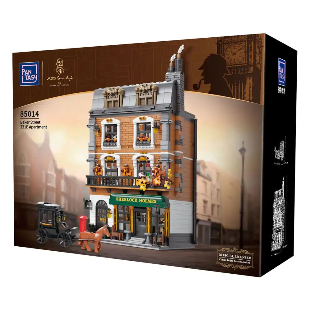 Sherlock Holmes Construction Set Baker Street 221B Apartament 42 cm zdjęcie produktu