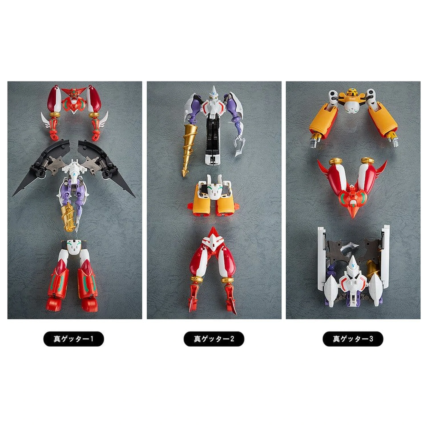 Shin Getter Robo G Action Figure 3-Pack Dynamic Change Getter Robo 10 - 13 cm zdjęcie produktu