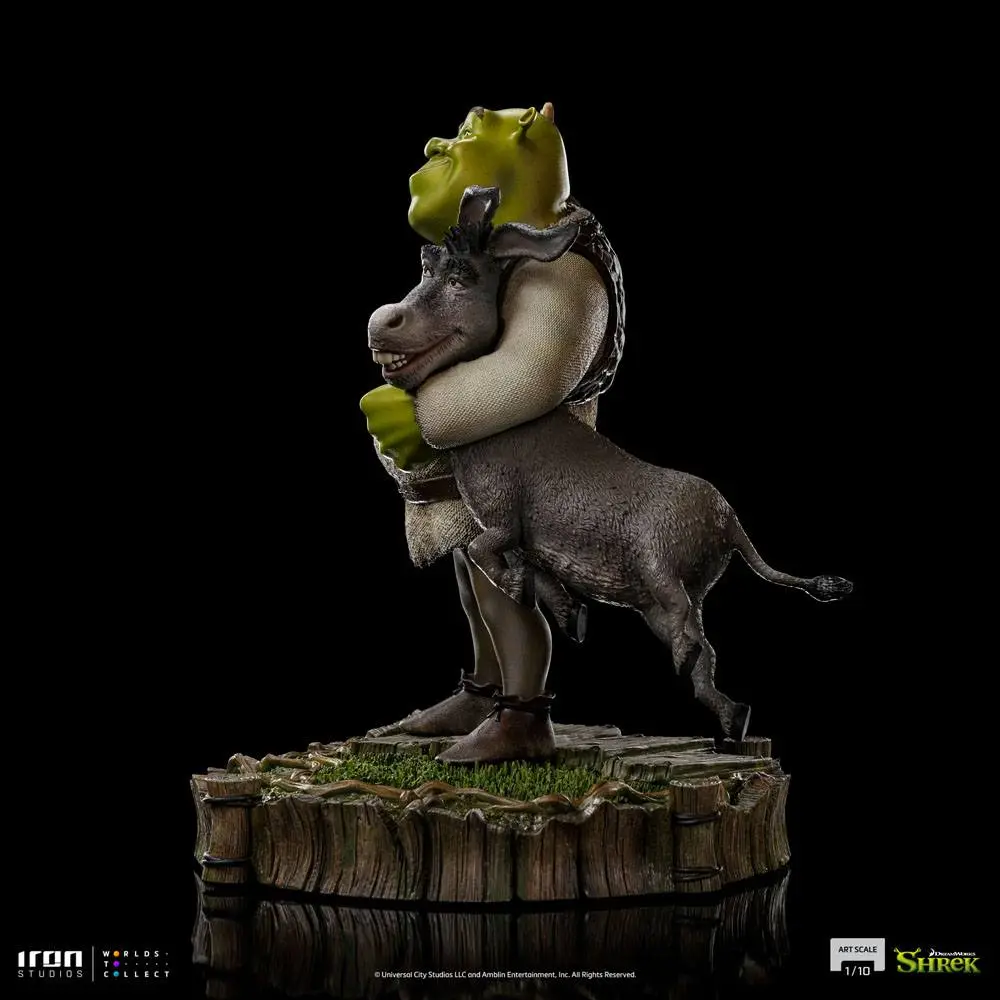 Shrek Deluxe Art Scale Statue 1/10 Shrek, Osioł i Piernikowy Ludzik 26 cm zdjęcie produktu