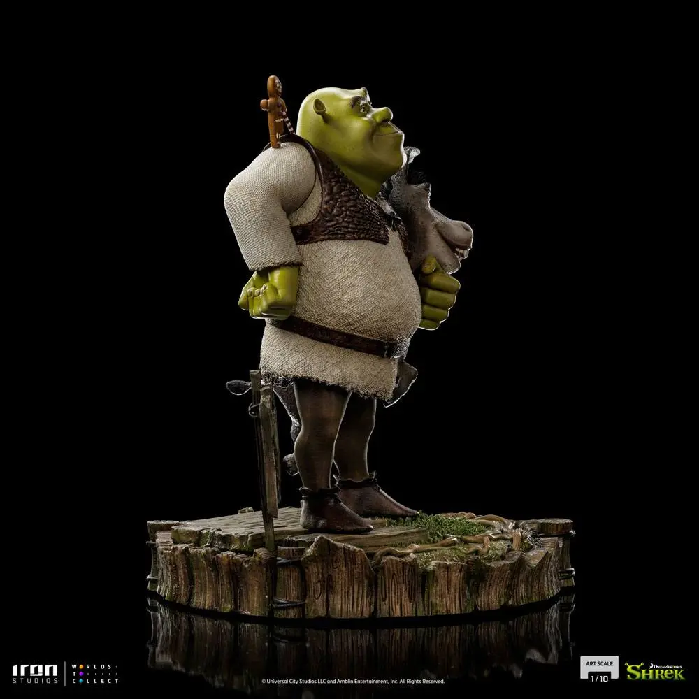 Shrek Deluxe Art Scale Statue 1/10 Shrek, Osioł i Piernikowy Ludzik 26 cm zdjęcie produktu