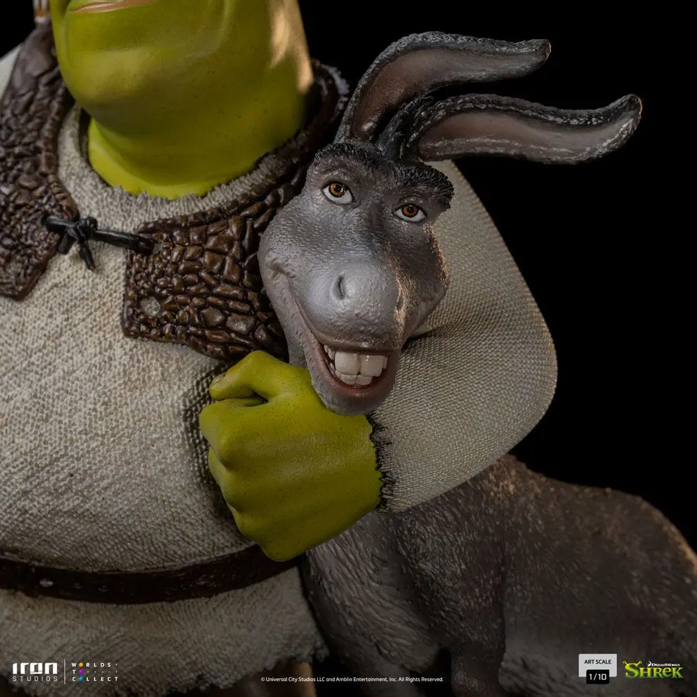 Shrek Deluxe Art Scale Statue 1/10 Shrek, Osioł i Piernikowy Ludzik 26 cm zdjęcie produktu