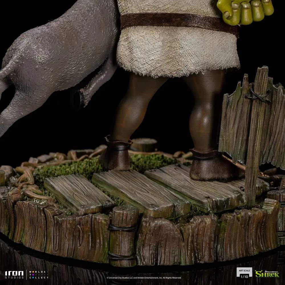 Shrek Deluxe Art Scale Statue 1/10 Shrek, Osioł i Piernikowy Ludzik 26 cm zdjęcie produktu