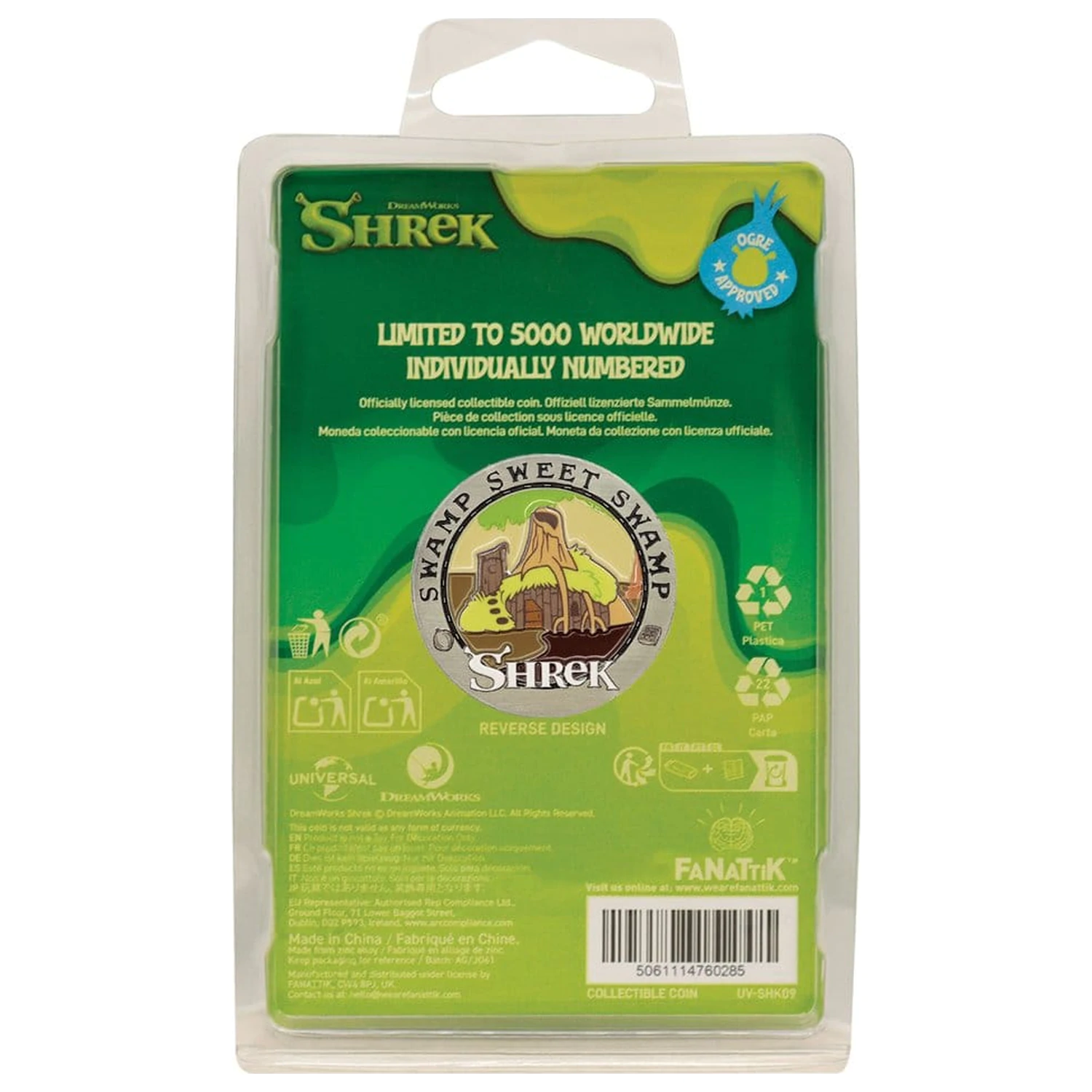 Shrek Collectable Coin Swamp Sweet Swamp Limited Edition zdjęcie produktu