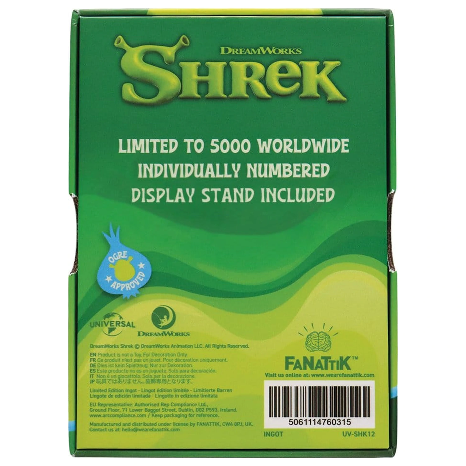 Limitowana Sztabka Shrek w Stylu Witrażu zdjęcie produktu