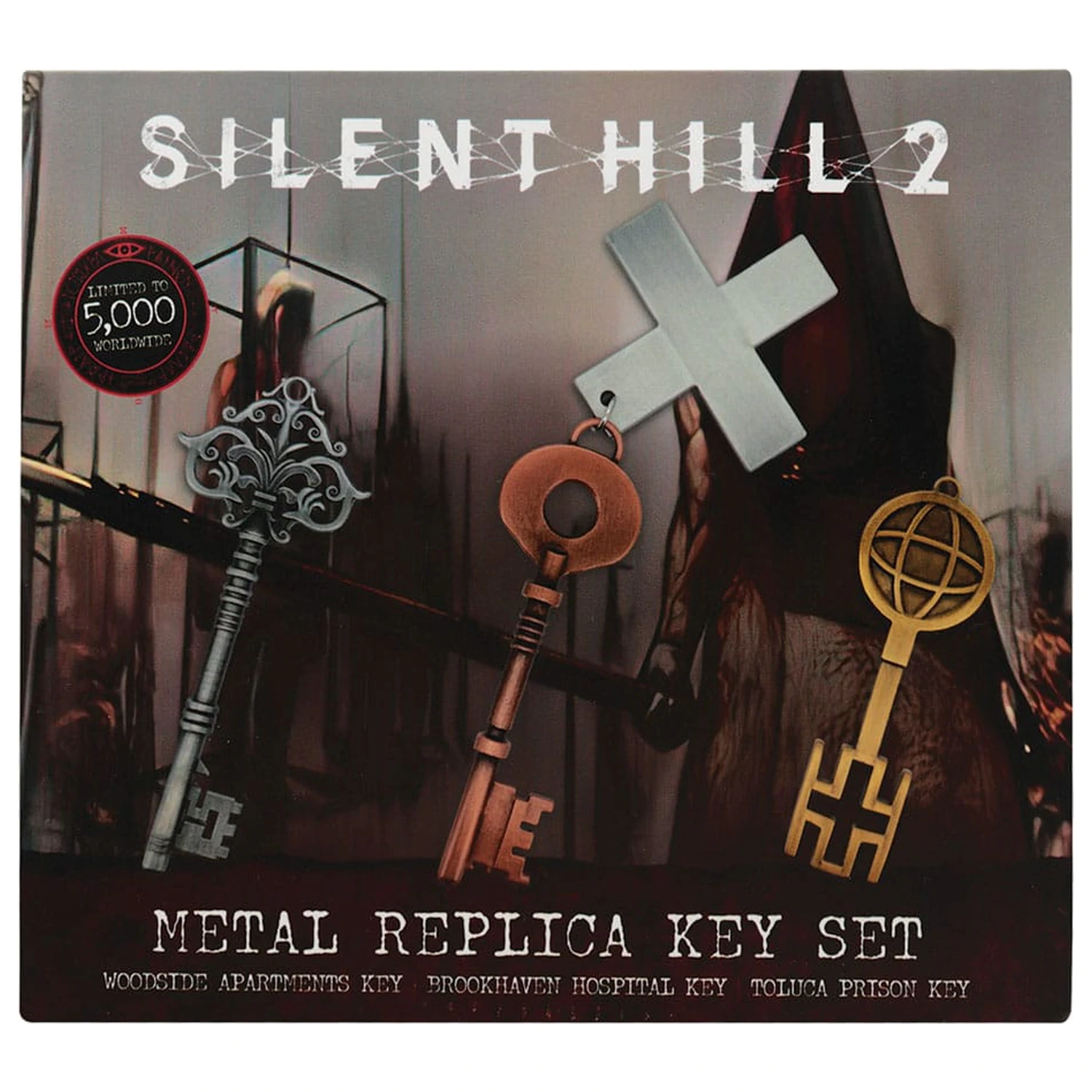 Silent Hill 2 Repliky 3-częściowy zestaw kluczy zdjęcie produktu