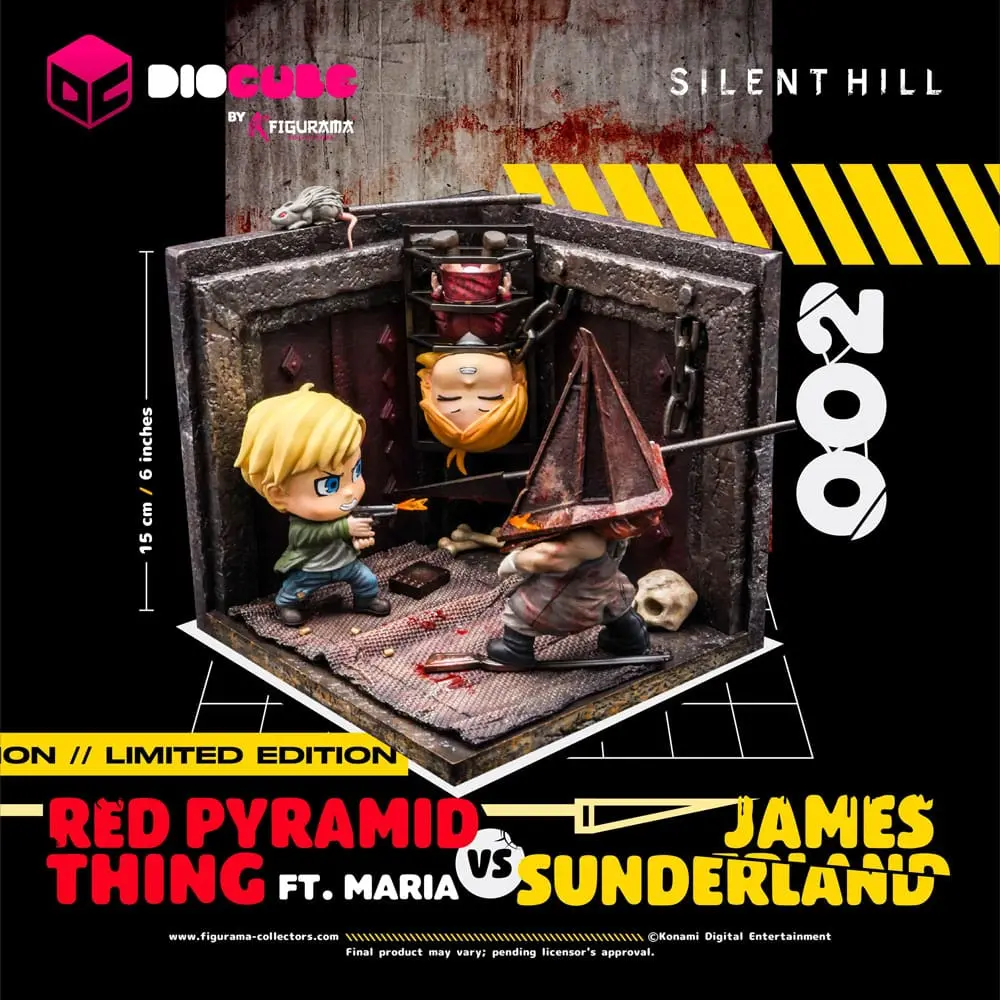 Silent Hill DioCube PVC Diorama Silent Hill 2 Red Pyramid Thing Vs James Sunderland Ft. Maria 15 cm zdjęcie produktu