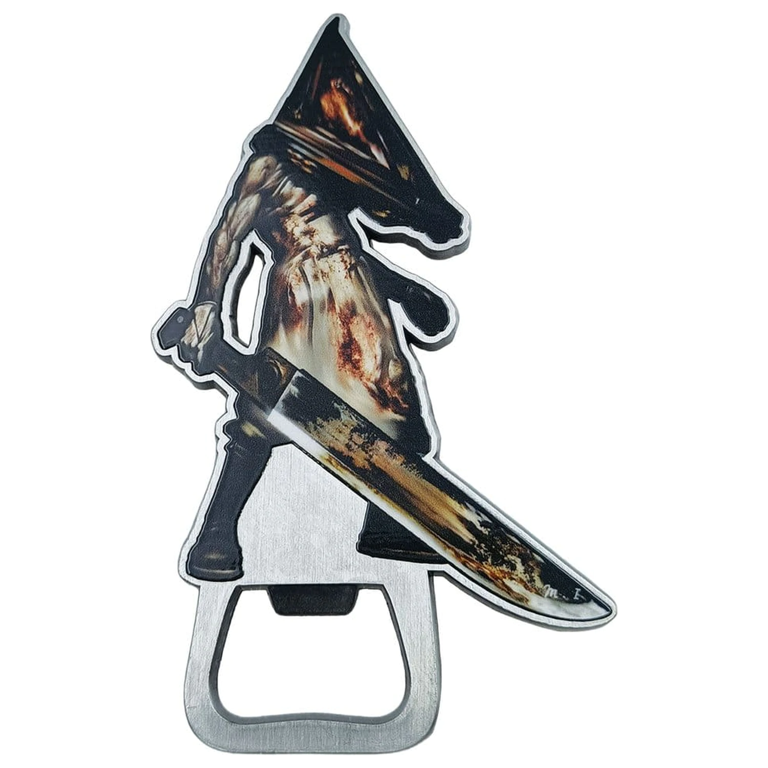 Otwieracz do butelek Silent Hill Pyramid Head magnetyczny 6 x 9 cm zdjęcie produktu