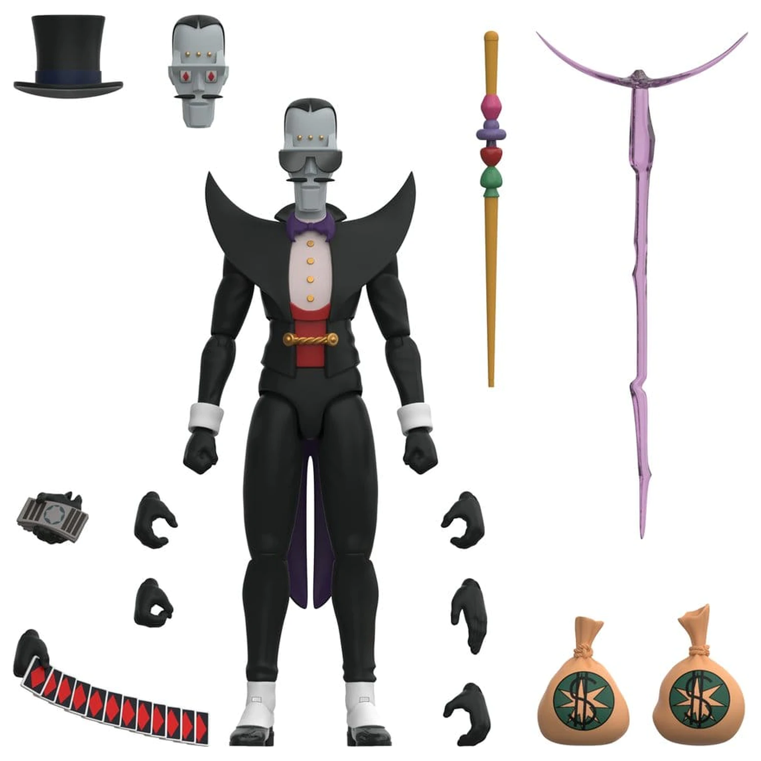 Silver Hawks Ultimates Figurka akcji Fala 08 Poker-Face (Toon) zdjęcie produktu