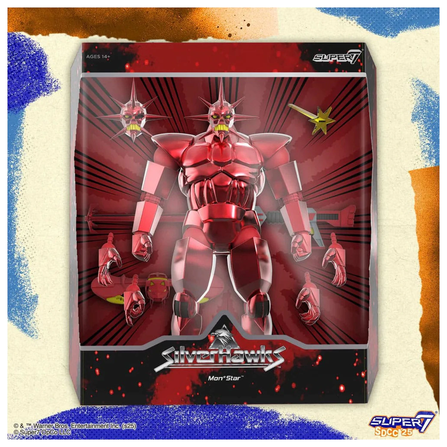 SilverHawks Ultimates figurka Mon*Star Metallic Vac Metal 18 cm zdjęcie produktu