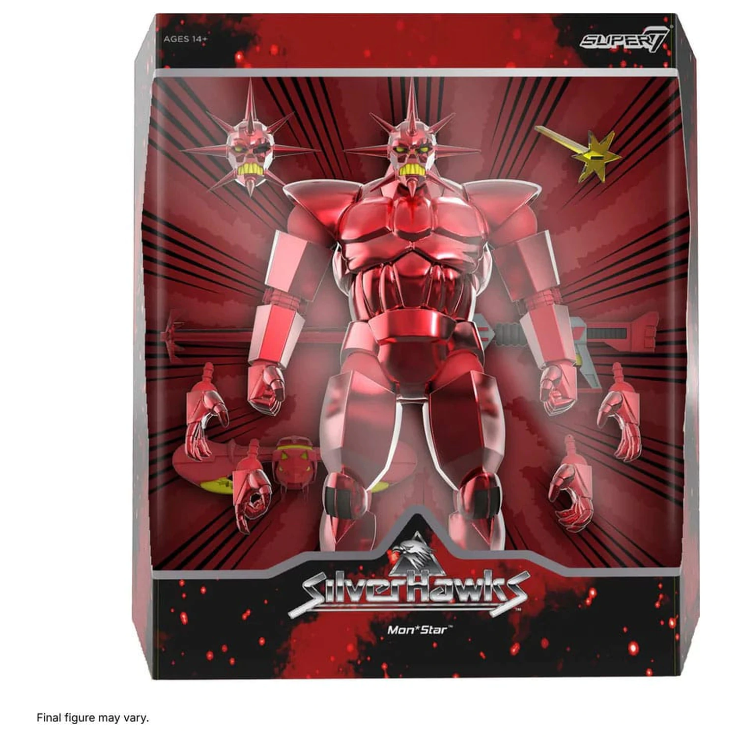 SilverHawks Ultimates figurka Mon*Star Metallic Vac Metal 18 cm zdjęcie produktu