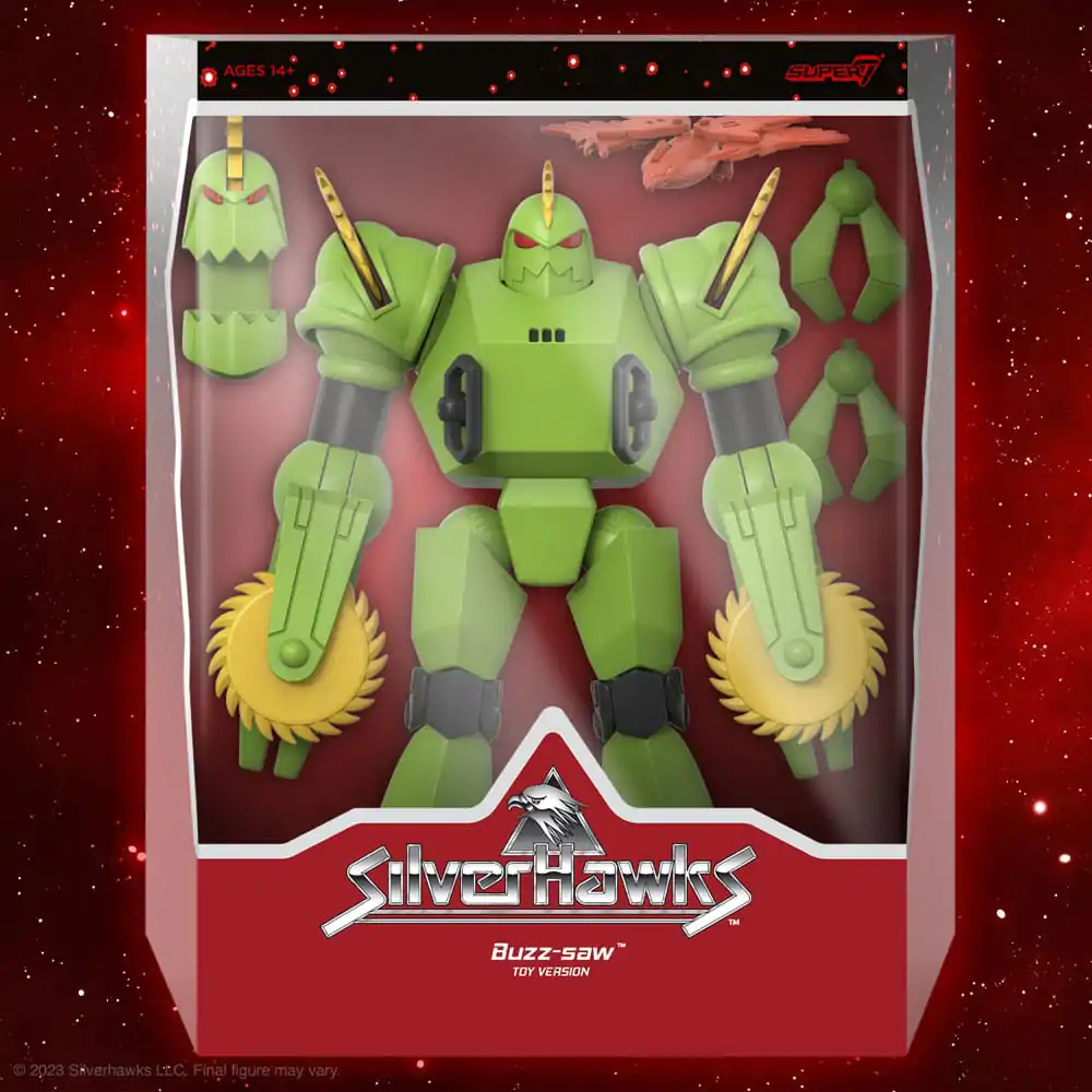 SilverHawks Ultimates Action Figure Buzz-Saw (wersja zabawkowa) 18 cm zdjęcie produktu