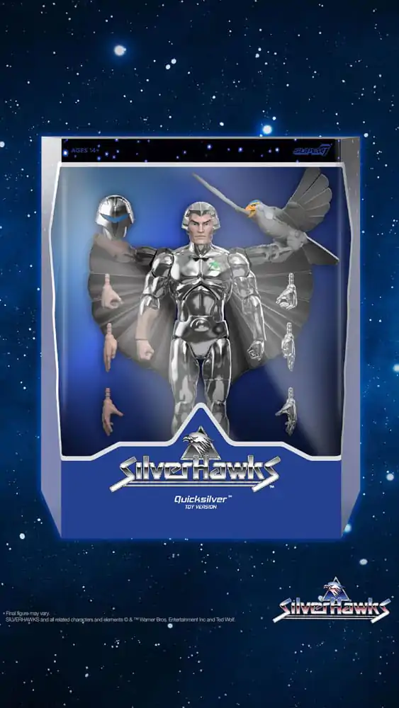 SilverHawks Ultimates Action Figure Quicksilver (Toy Version) 18 cm Figurka Akcji zdjęcie produktu