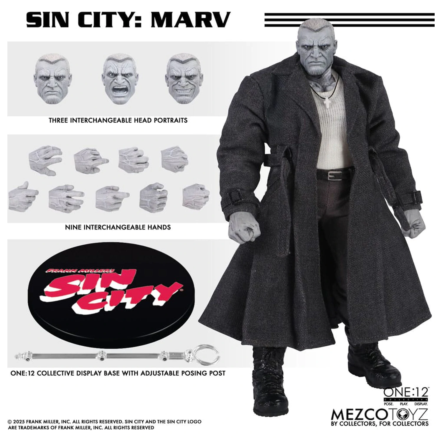 Sin City figurka akcji 1/12 Marv 17 cm zdjęcie produktu