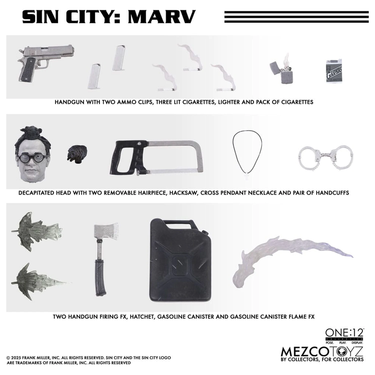 Sin City figurka akcji 1/12 Marv 17 cm zdjęcie produktu