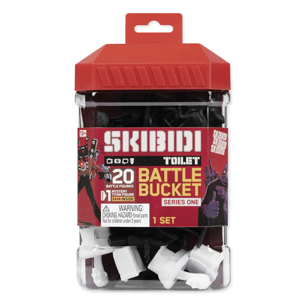 Skibidi Toilet Battle Bucket 20 figurek zdjęcie produktu