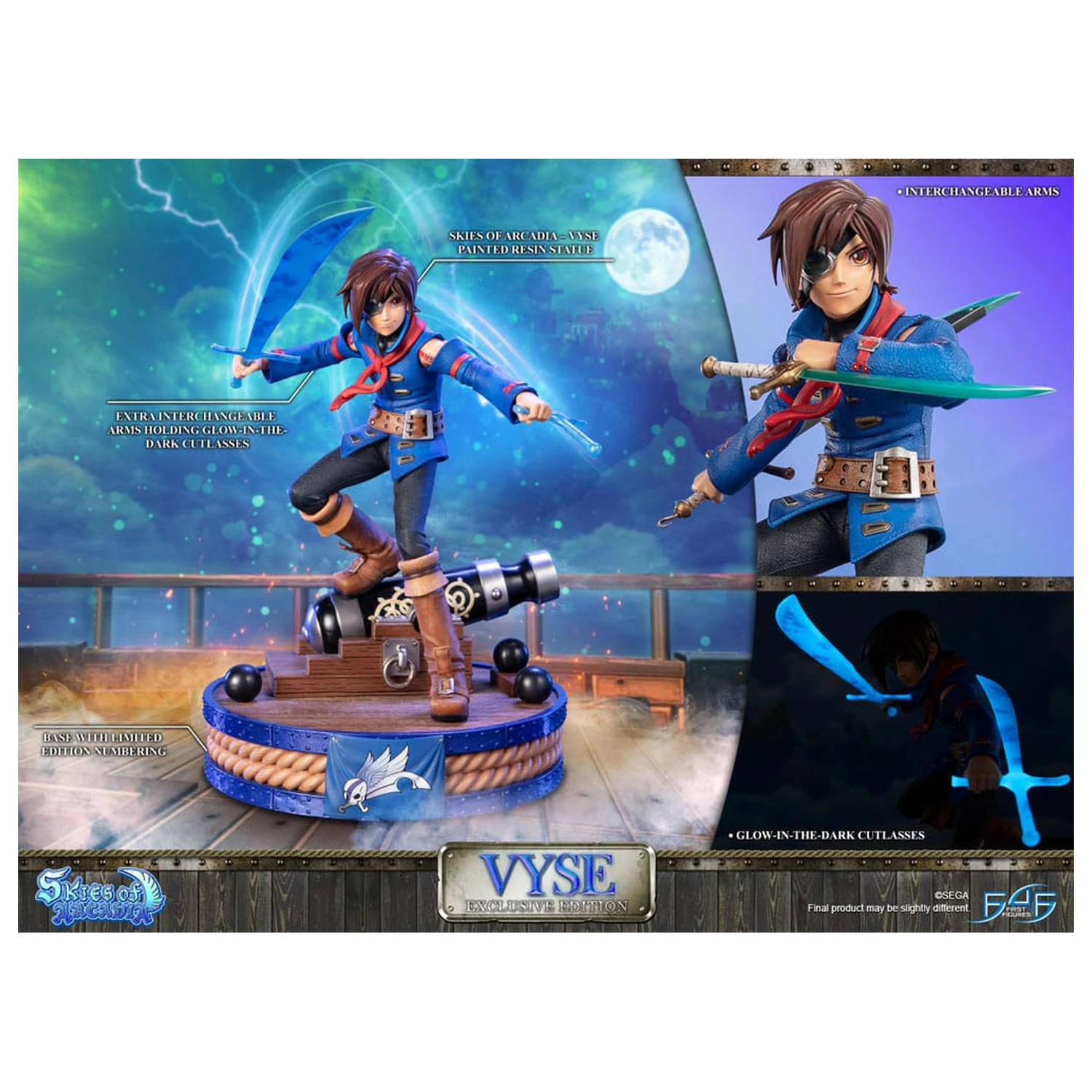 Statua Skies of Arcadia Vyse Exclusive Edition 31 cm zdjęcie produktu
