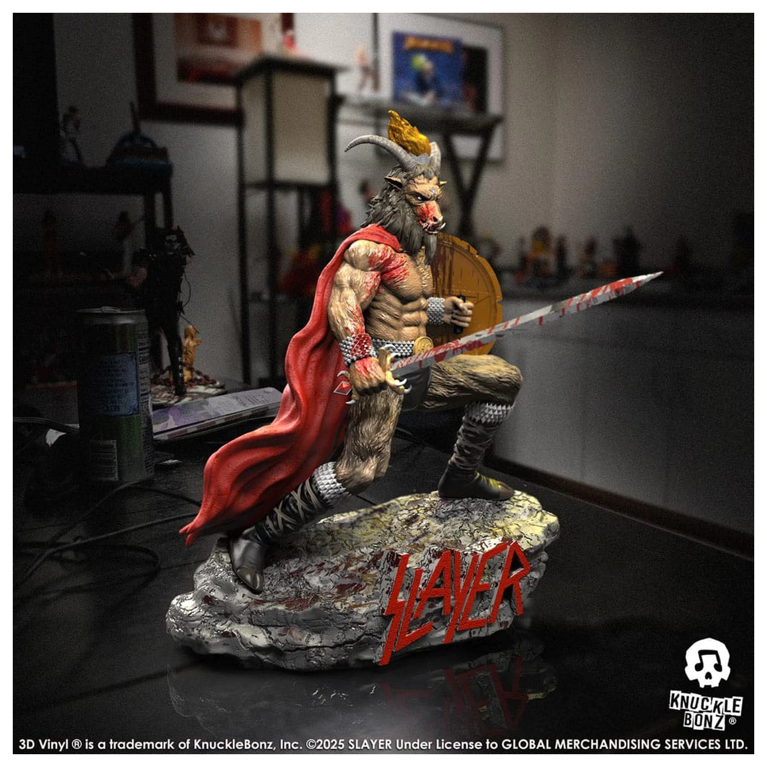 Slayer 3D winylowa statua Show No Mercy Minotaur 22 cm zdjęcie produktu