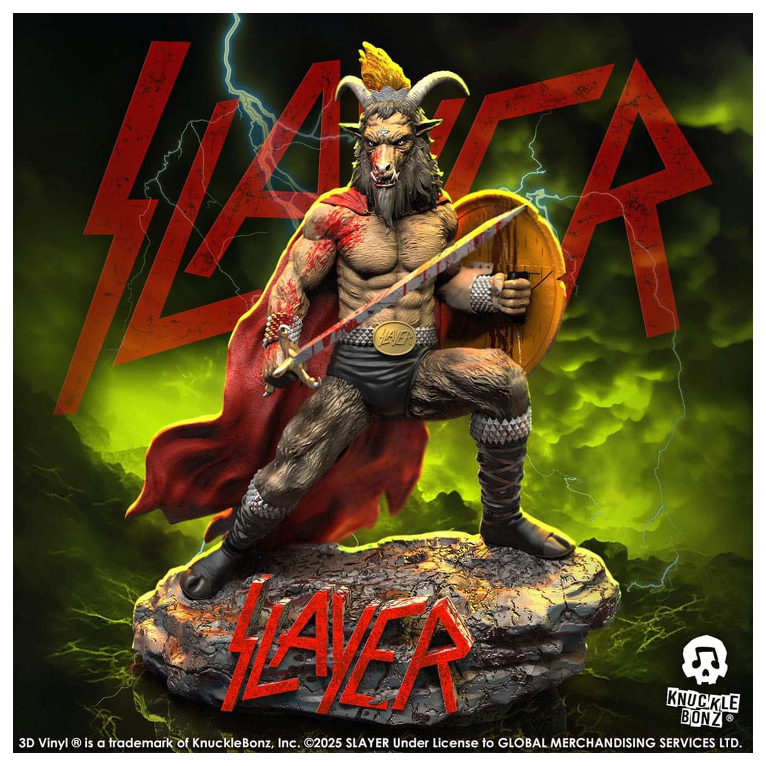 Slayer 3D winylowa statua Show No Mercy Minotaur 22 cm zdjęcie produktu