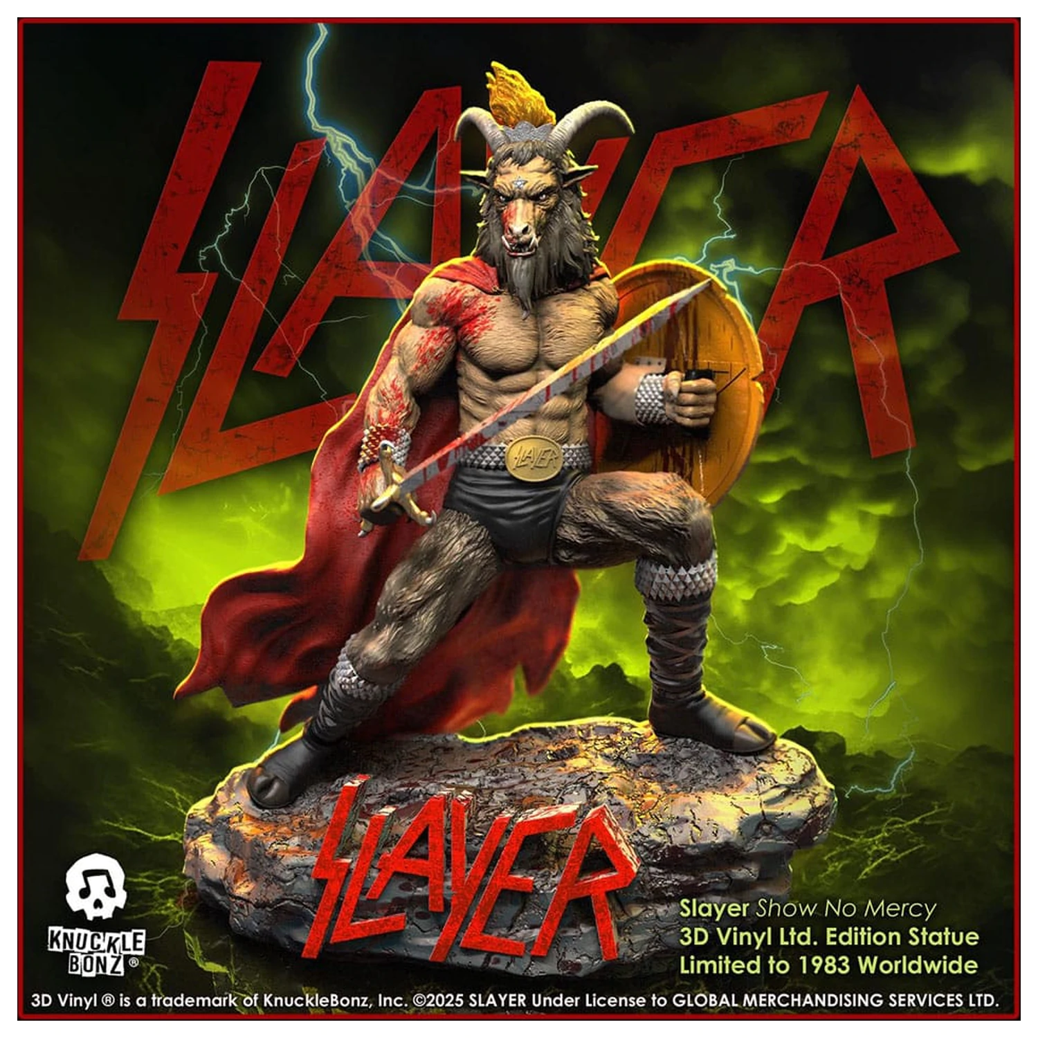 Slayer 3D winylowa statua Show No Mercy Minotaur 22 cm zdjęcie produktu