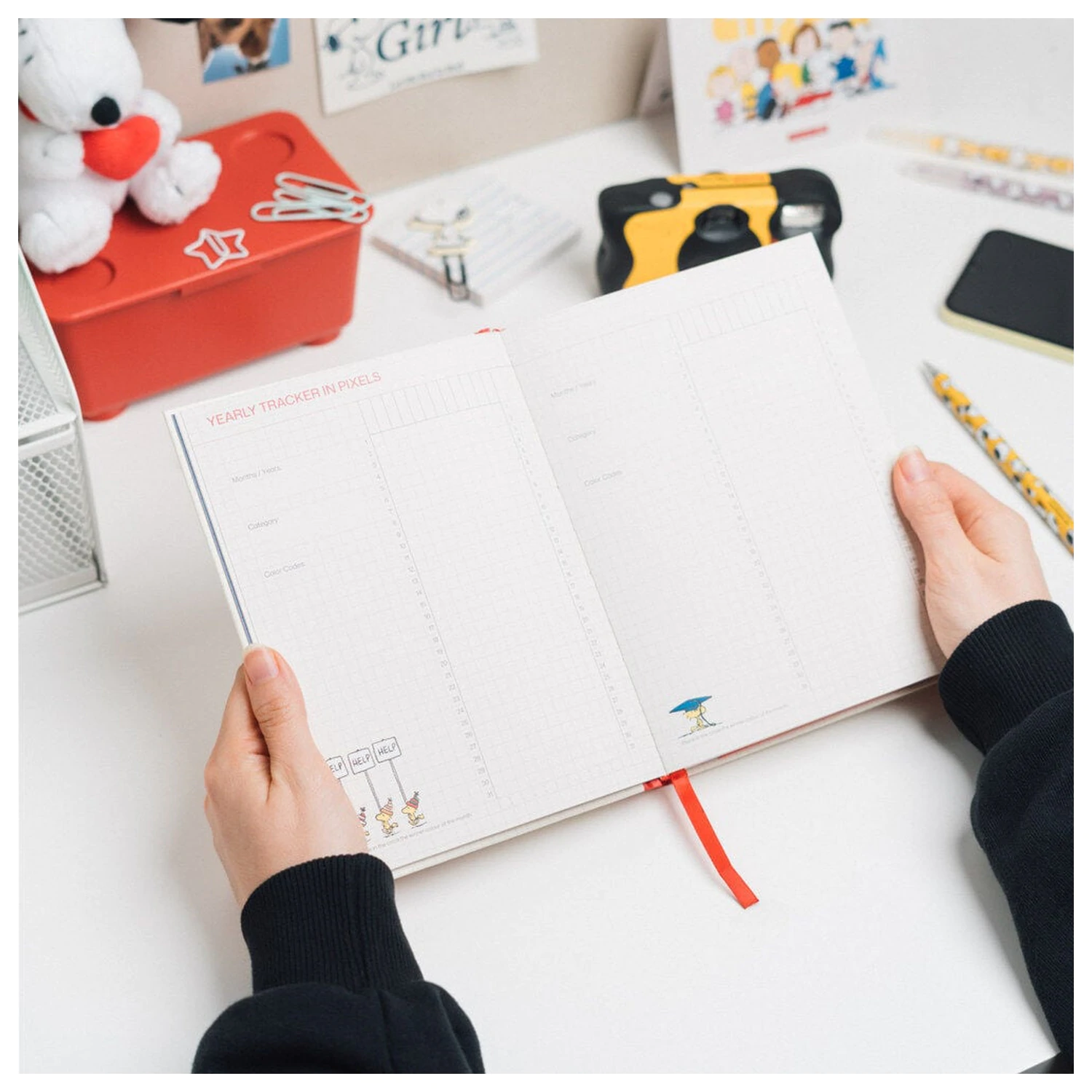 Snoopy A5 niedatowany planner tygodniowy zdjęcie produktu