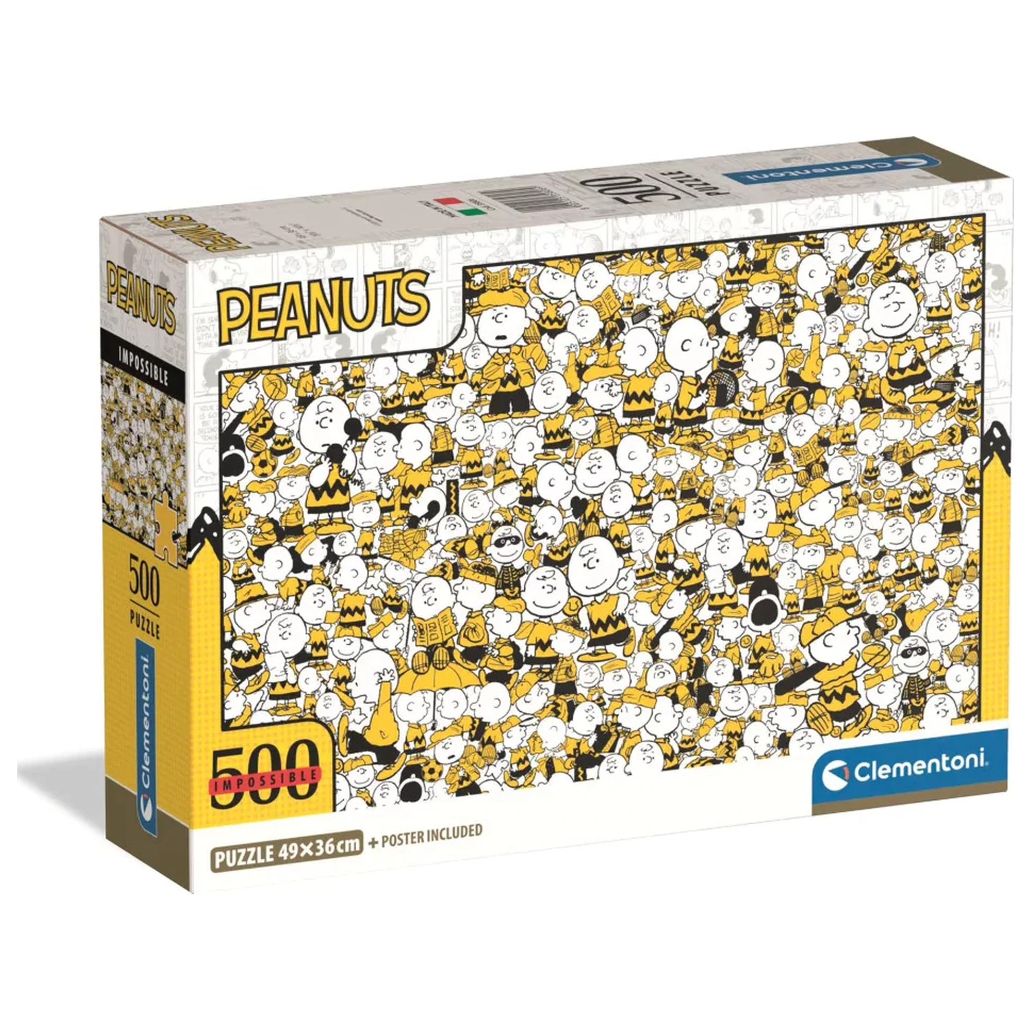 Snoopy Crowd Chaos 500 elementowa Kompaktowa Układanka zdjęcie produktu