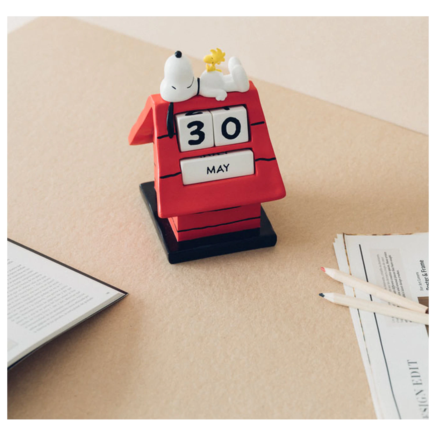 Snoopy Doghouse 3D wieczny kalendarz zdjęcie produktu