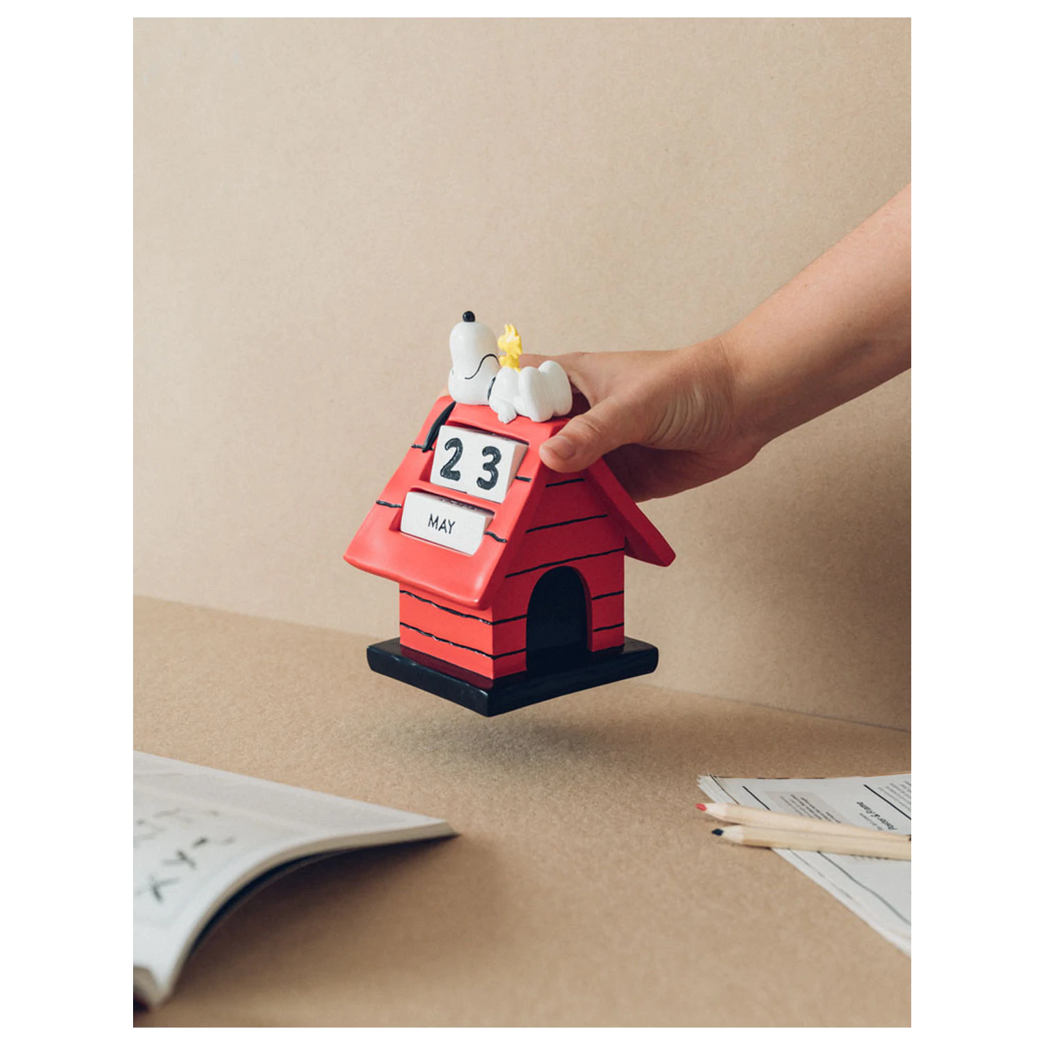 Snoopy Doghouse 3D wieczny kalendarz zdjęcie produktu