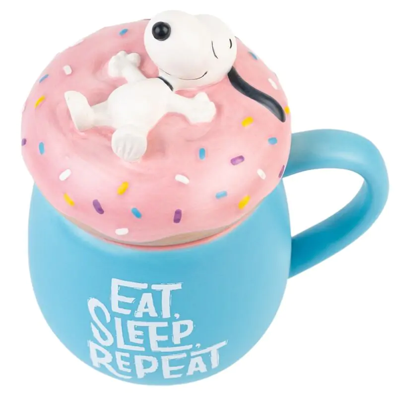 Kubek 3D Snoopy Eat Sleep Repeat 500 ml zdjęcie produktu