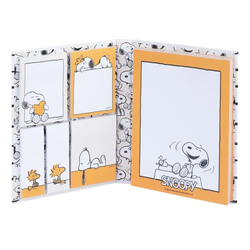 Snoopy Lazy Days Notatnik z karteczkami samoprzylepnymi zdjęcie produktu