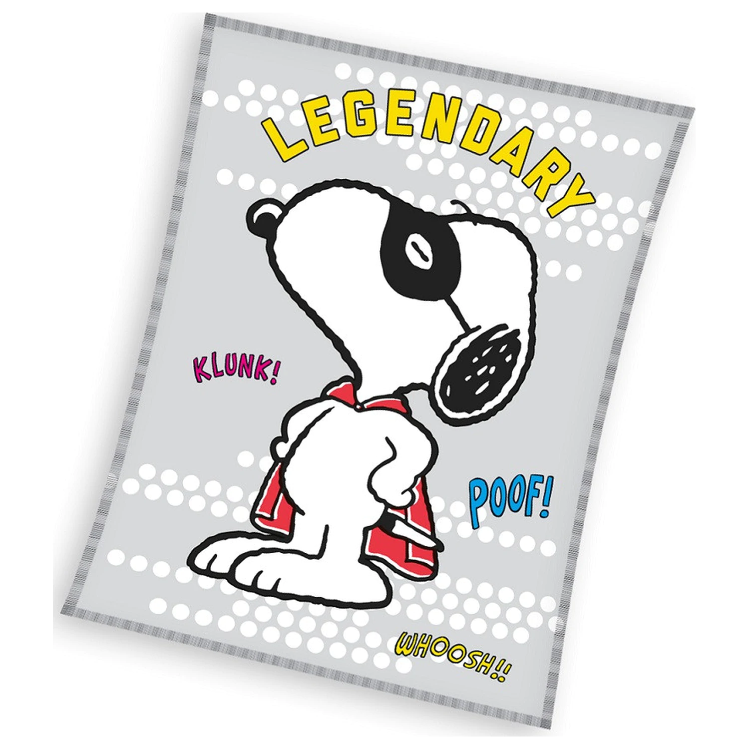 Snoopy Legendary polarowy koc zdjęcie produktu