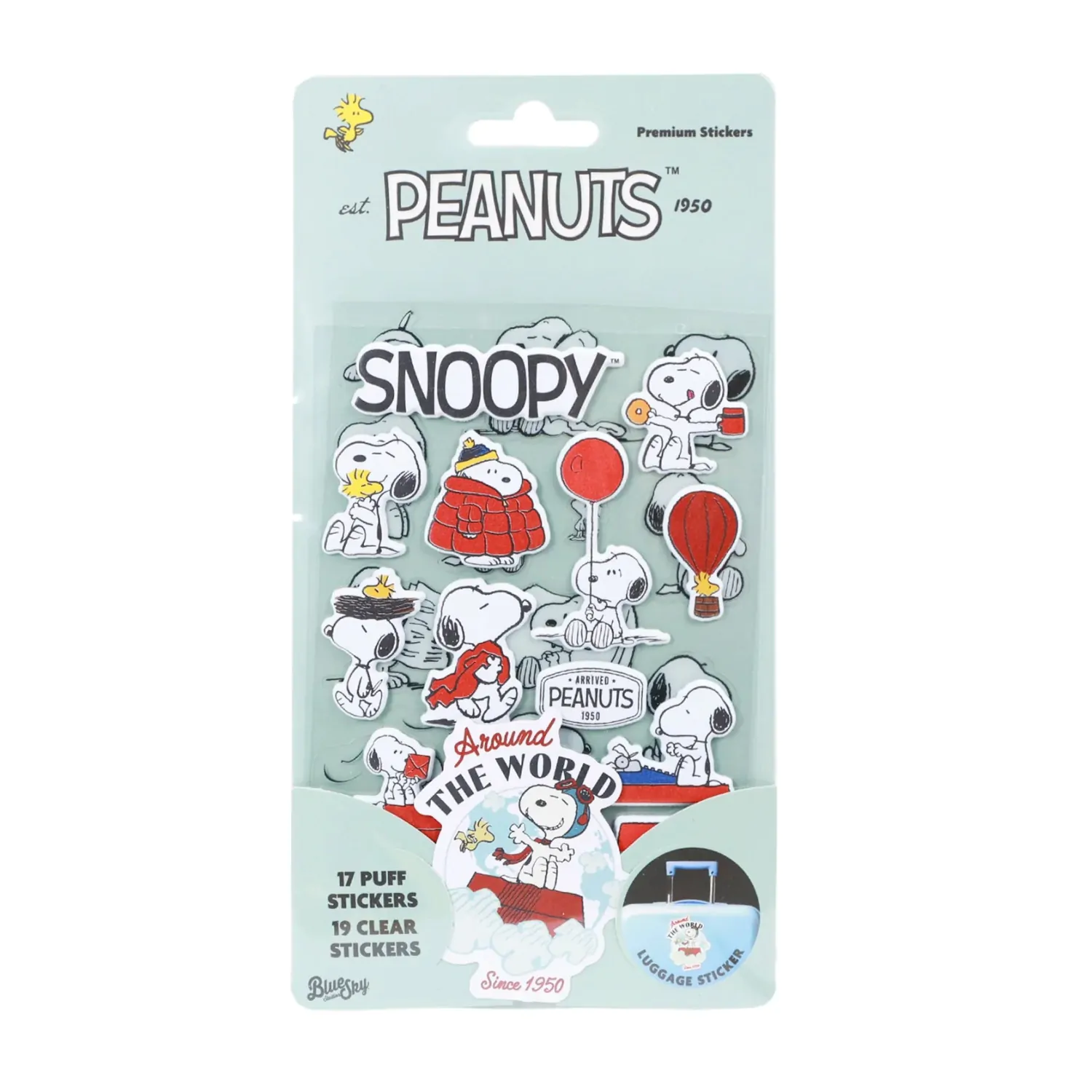 Snoopy Zestaw naklejek Premium zdjęcie produktu