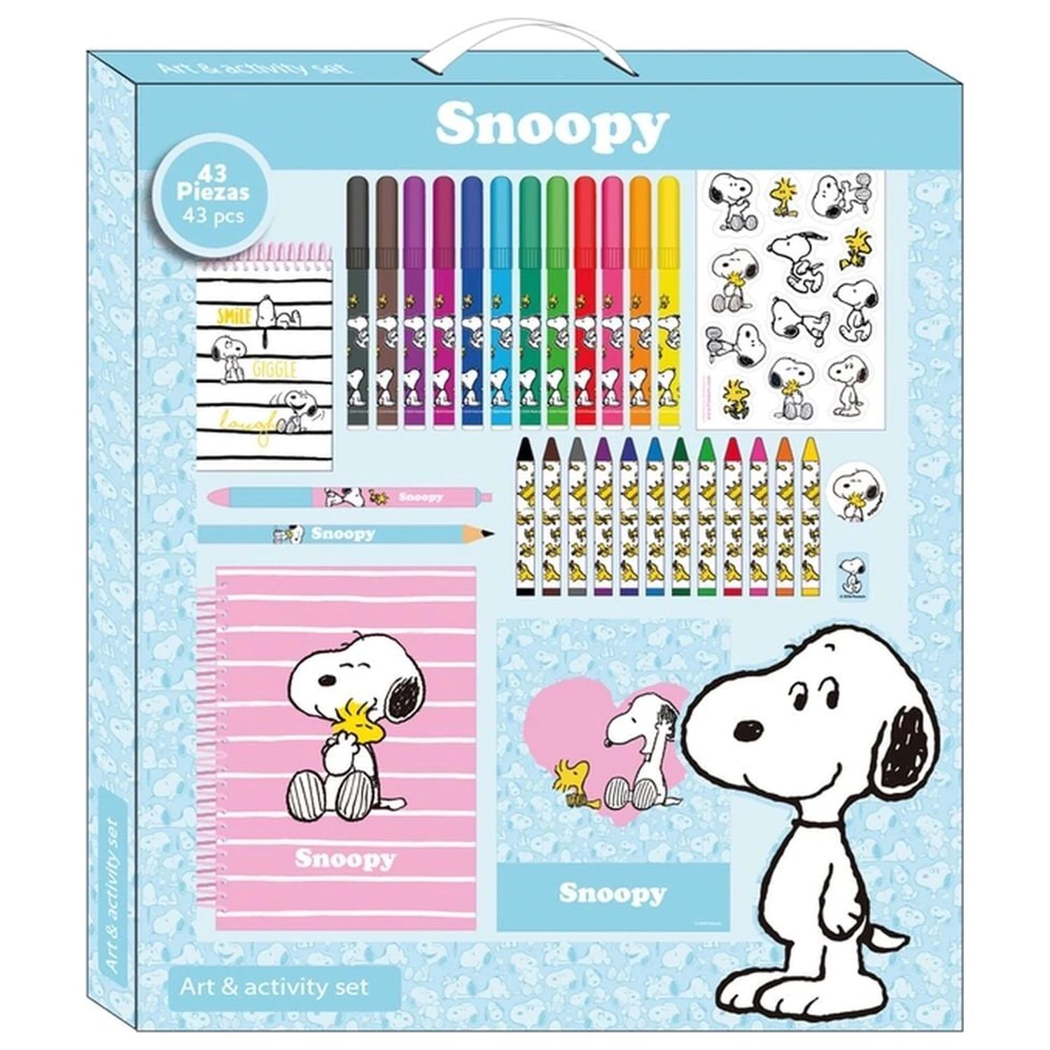 Zestaw aktywności Snoopy Peanuts, 43 szt. zdjęcie produktu