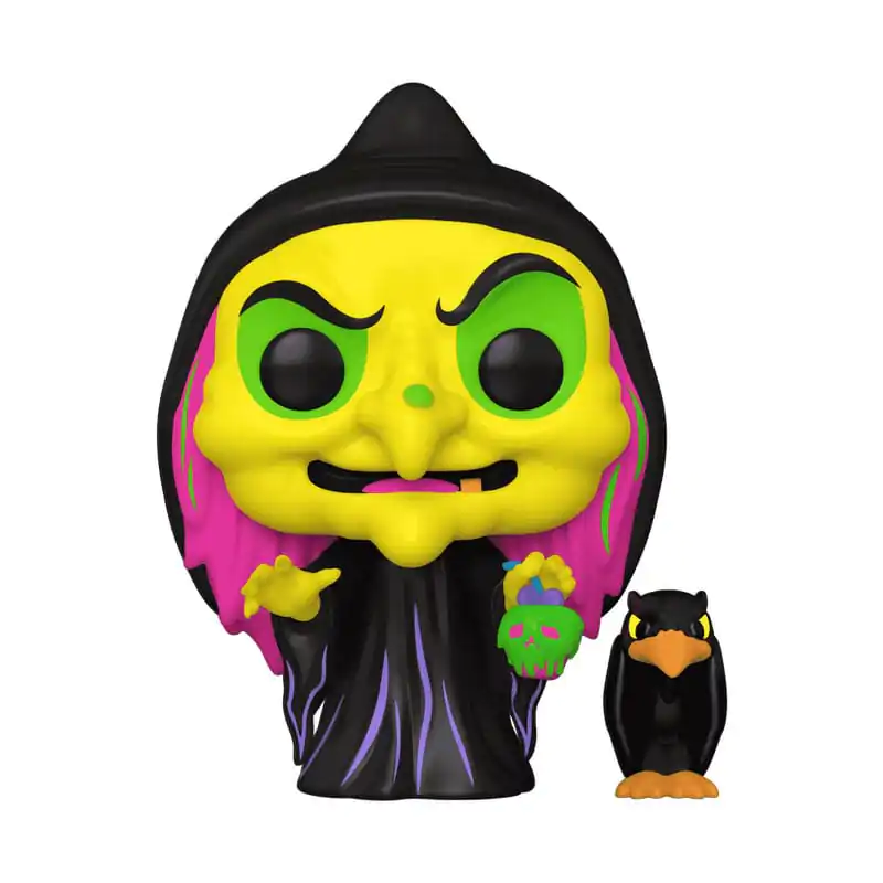 Królewna Śnieżka Funko POP & Buddy! Animation Figurka Vinyl Przebrana Zła Królowa z Krukiem (Black Light) Exclusive 9 cm zdjęcie produktu