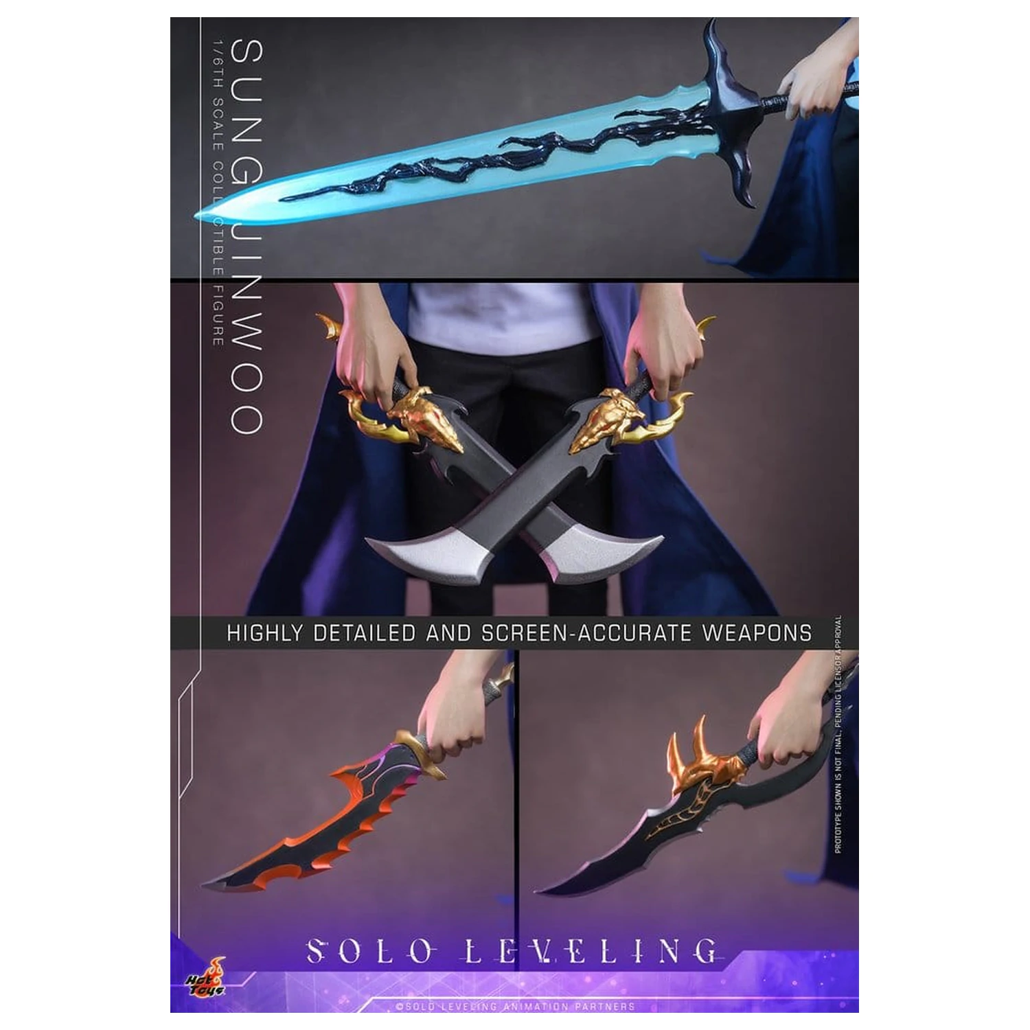 Solo Leveling Figurka akcji 1/6 Sung Jinwoo 32 cm zdjęcie produktu