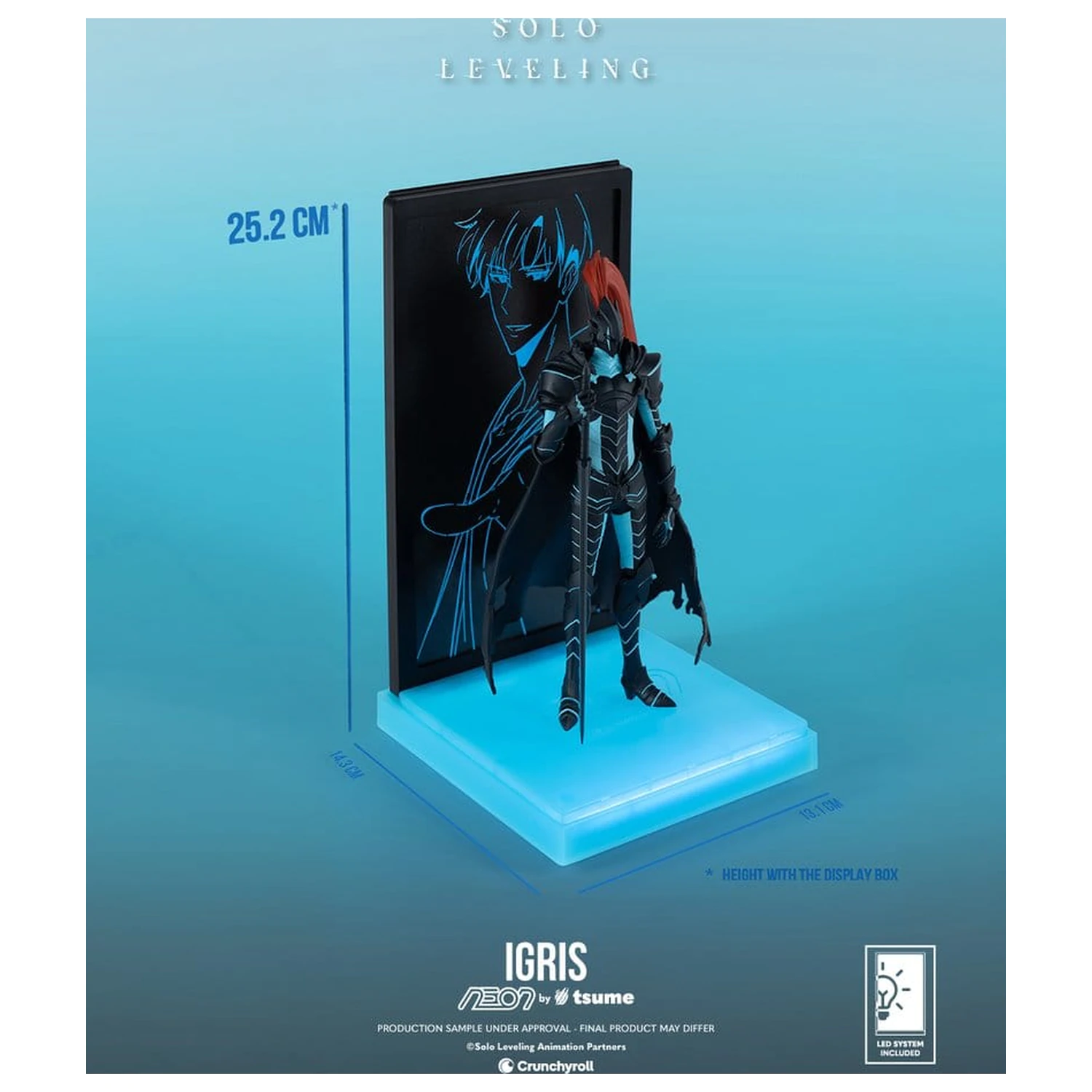 Solo Leveling Neon Figurka 1/9 Igris 20 cm zdjęcie produktu