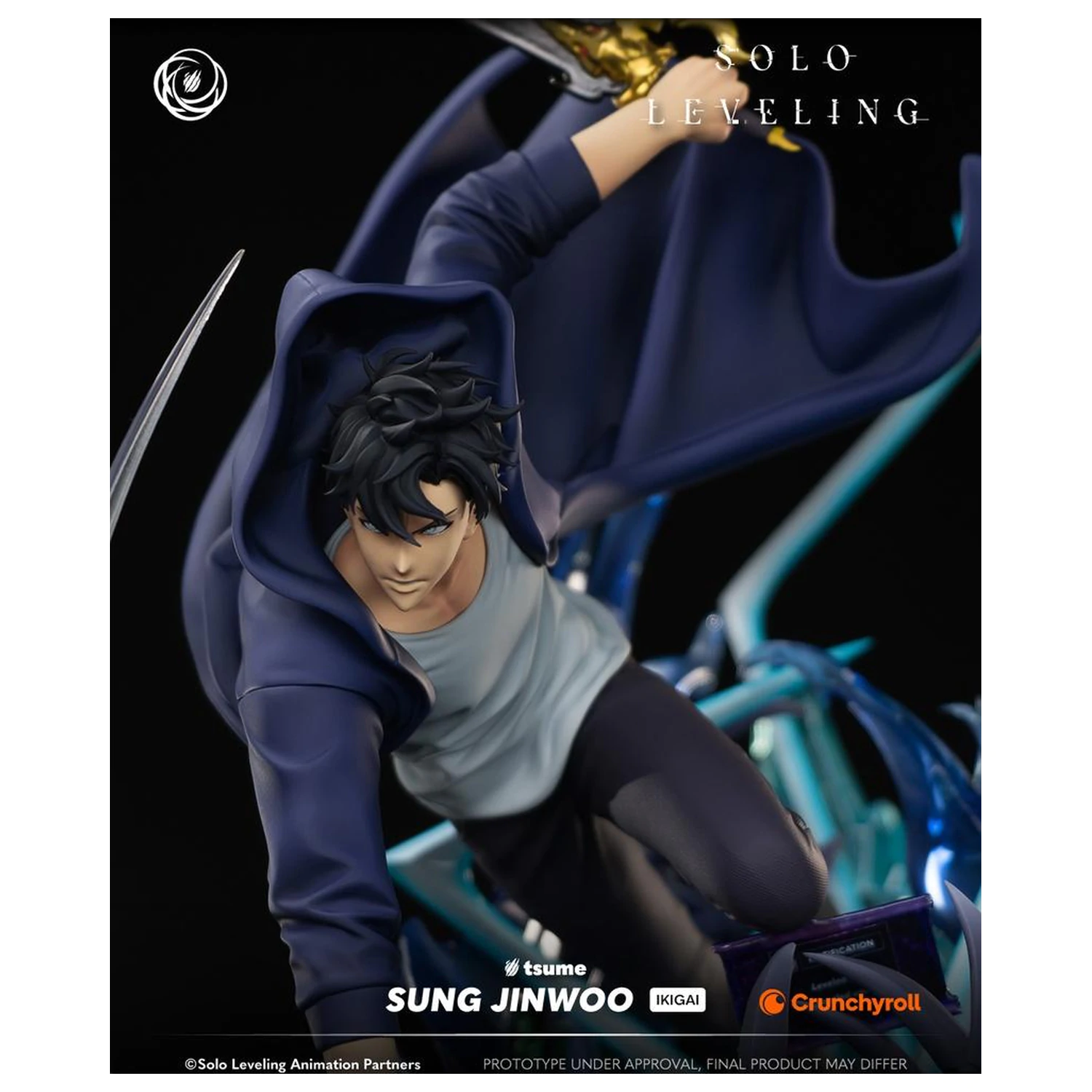 Figurka Solo Leveling Sung Jinwoo Ikigai 1/6 marki Tsume 44 cm zdjęcie produktu
