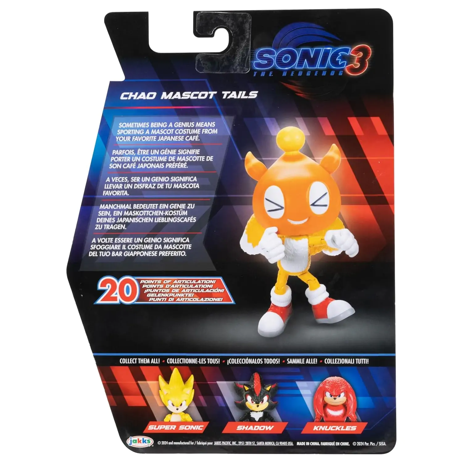 Figurka Sonic 3 - Chao Mascot Tails zdjęcie produktu