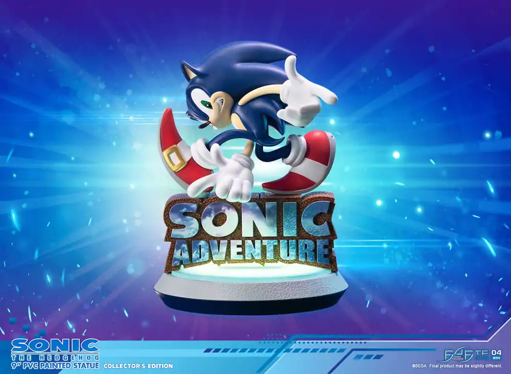 Sonic Adventure PVC Statuetka Sonic the Hedgehog Edycja Kolekcjonerska 23 cm zdjęcie produktu