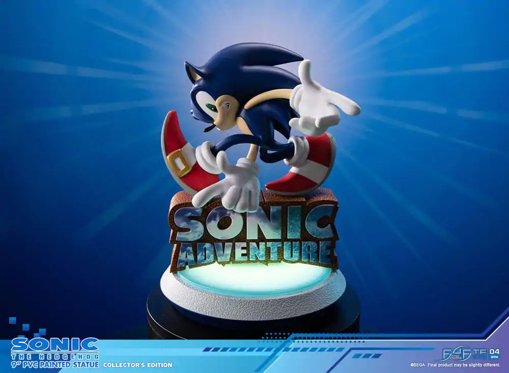 Sonic Adventure PVC Statuetka Sonic the Hedgehog Edycja Kolekcjonerska 23 cm zdjęcie produktu